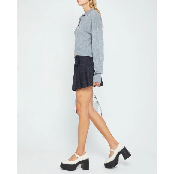 Few Moda Mia Cashmere Sweater - XS - Heather Grey - Picture 3 of 5